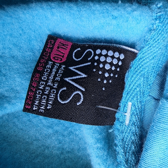 SWS Blue Cartoon Hoodie XL - Picture 10 of 12